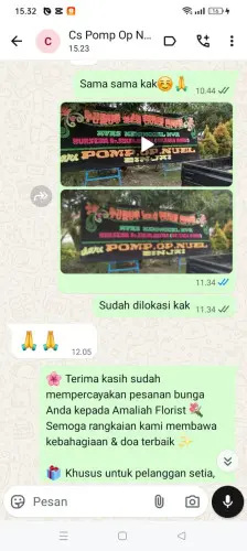 Testimonial Papan Bunga karangkamulyan