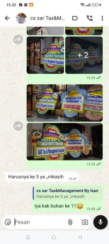 Testimonial Papan Bunga karangkamulyan