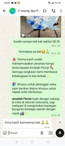 Testimonial Standing Flower karangkamulyan